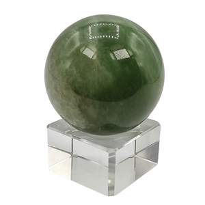 BOULE DE SPHÈRE AVENTURINE VERTE DE QUALITÉ SUPÉRIEURE | SPHÈRE DE PIERRE DE GUÉRISON DE QUARTZ AVENTURINE VERTE EN GROS ACHAT D'INDE - Product Image 2
