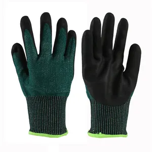 Hot sale custom black Mechanical Gloves Non-slip Heavy Duty OEM Anti Vibration Synthetic Leather Safety Gloves