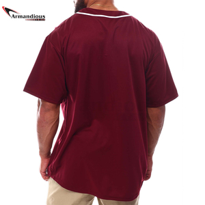 Camiseta de béisbol personalizada para hombre, barata, venta al por mayor - Product Image 2