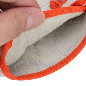 Gants de conduite en cuir de vachette, gants de sécurité de haute qualité, poignée droite pour le pouce, confortables, antidérapants, anti-impact, anti-chaleur - Product Image 6