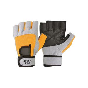 Gants d'haltérophilie en cuir synthétique de conception personnalisée en gros - Product Image 1