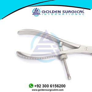Patella Bone Holding Forceps 9.5" 2X2 PRONGS with Speed Lock Best Quality Reposition Reduction Orthopedic Instruments - Product Image 4