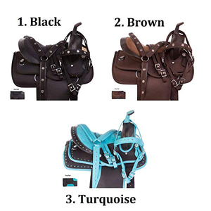 Silla de Montar Occidental Sintética de Primera Calidad, Marca Y&Z, Armazón de Fibra, Herrajes de Acero Inoxidable, Diseño Clásico Duradero, Genuina - Product Image 1