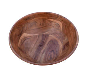 Juego de ensaladeras de madera de Acacia de la mejor calidad, cuencos de mezcla de estilo Vintage de nuevo diseño ecológico personalizado para el hogar, comedor, Hotel - Product Image 2