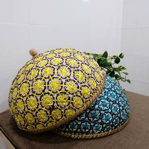 ตกแต่งบ้านไม้ไผ่-ฝาครอบอาหารหลายสีฝาครอบอาหารไม้ไผ่ที่เป็นมิตรกับสิ่งแวดล้อม - Product Image 6