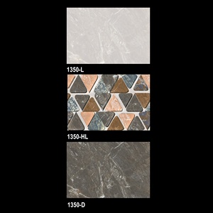 Carreaux muraux de salle de bain en céramique de couleur beige 300x450mm - Product Image 6