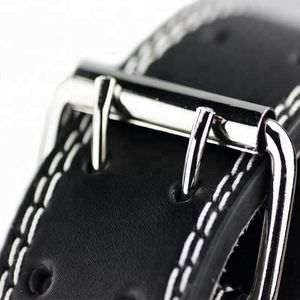 Super Quality Leather <b>Weight</b> Lifting <b>Belt</b> with Buckle Custom Logo Gym Training Back Support Hot Sale - Product Image 4