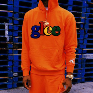 Men Winter Pullover Sweatshirt Bulk Oversized Chenille Embroidery <b>Hoodie</b> with <b>3D</b> Logo OEM Service Digital Printing - Product Image 4