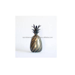 <b>Silver</b> Grey Pineapple <b>Ice</b> <b>Bucket</b> Metal Aluminium Casting for Beverages and Parties - Product Image 5