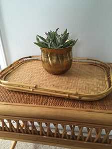 Bandeja decorativa de mimbre de bambú tejida a mano para el hogar y restaurante, de diseño popular, hecha a mano, venta al por mayor, hecha en Vietnam - Product Image 4