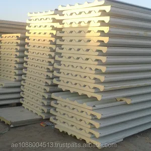 Polyurethane Foam Roof and wall insulated sandwich panels suppliers in Dubai / UAE/Qatar/Saudi Arabia/Oman/Bahrain/Kuwait/Kenya