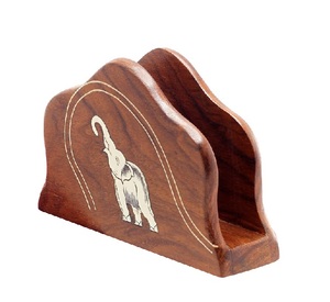 Porte-serviettes en bois et boîtes à mouchoirs pour usage domestique - Product Image 5