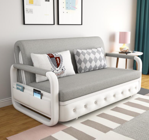 Sofá Cama Retráctil Multifuncional de Tela y Madera Maciza TRIHO S81808, Tecnología de Plegado Individual de Doble Uso, Tela para Sala de Estar - Product Image 2