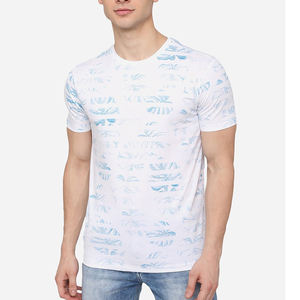 เสื้อยืดกราฟิกผู้ชายแบบสั่งทำ ผ้าคอตตอนเจอร์ซีย์ ทรงปกติ รับผลิตแบบ OEM สตรีทแวร์ลำลอง แฟชั่นทันสมัย ผลิตในปากีสถาน - Product Image 6