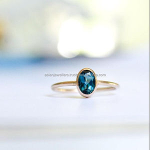 ทัวร์มาลีนควอตซ์แหวนพลอยใน925เงินสเตอร์ลิงที่สวยงามแฮนด์เมดชุบทองแฟชั่นเครื่องประดับที่ไม่ซ้ำกัน - Product Image 1