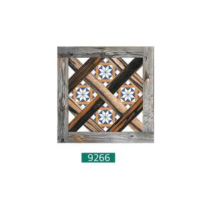 Carreaux de sol en porcelaine rustique en bois décoratif design 40x40cm - Product Image 2