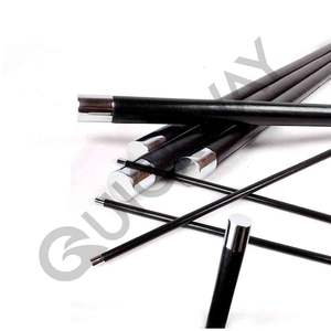 Palos Swagger personalizados negros sólidos cómodos de la mejor venta para desfiles colección Ceremonial Swagger Stick de Quick Way Industries - Product Image 1