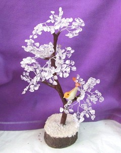 Buy Online <b>Crystal</b> Quartz <b>Tree</b> with Step of 300 Chips : <b>Crystal</b> Quartz <b>Tree</b> with Step of 300 Chips for Sale - Product Image 1