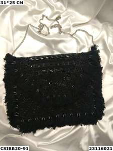 Sac perlé Banjara Boho exclusif | Sacs perlés de soirée élégants de styliste faits à la main - Product Image 2