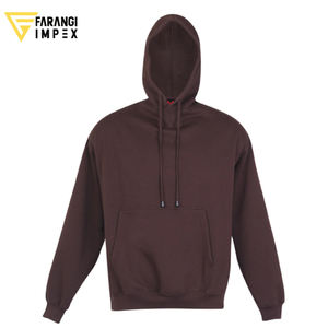 Automne hiver 2025 nouveau sweat à capuche surdimensionné à manches longues pour femmes et hommes couleur unie sport haut ample 100% coton nouvelle Collection - Product Image 5