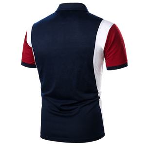 Camiseta Deportiva para Hombre, Ultra Seca, Antiarrugas, con Bloques de Color, Bordada, Estilo Urbano, Algodón Casual, Manga Corta, Básica, para Gimnasio, Venta al por Mayor - Product Image 6