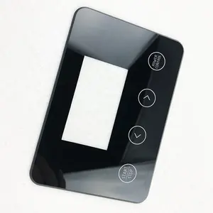 مصنع قوانغدونغ تخصيص قفل الباب التبديل لوحة زجاجية غطاء عرض الأجهزة المنزلية الذكية
