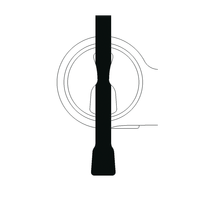 ALLWINWIN STB16 Planche d'étirement – Tube réglable en angle à 2 pieds séparés pour étirement des mollets, des chevilles et des pieds