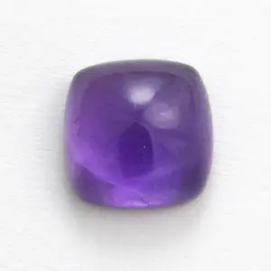 Hong Kong Supplier Batu Permata Membeli Square Cushion Amethyst Cabochon untuk Pengaturan