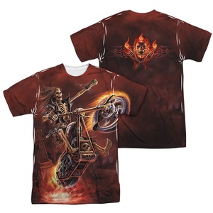 เสื้อยืดคอกลมแขนสั้นแบบสวมใส่สบาย ระบายอากาศได้ดี ผลิตจากผ้าเจอร์ซีย์โพลีเอสเตอร์ แห้งเร็ว ไซส์ใหญ่พิเศษ  รับสั่งทำแบบซับลิเมชั่น - Product Image 2
