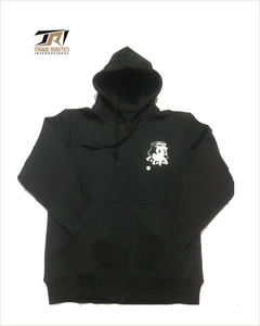 Sudadera con capucha unisex con cremallera y logotipo personalizado para invierno, el mejor GSM grueso poliéster/algodón bajo MOQ estilo ajustado - Product Image 4