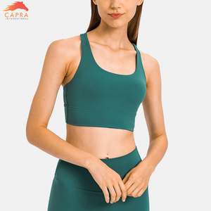 2024 nouveau Style Sexy dos sport soutien-gorge antichoc rassemblement Gym Fitness Yoga gilet solide couleur personnalisée poitrine grande taille léger - Product Image 2