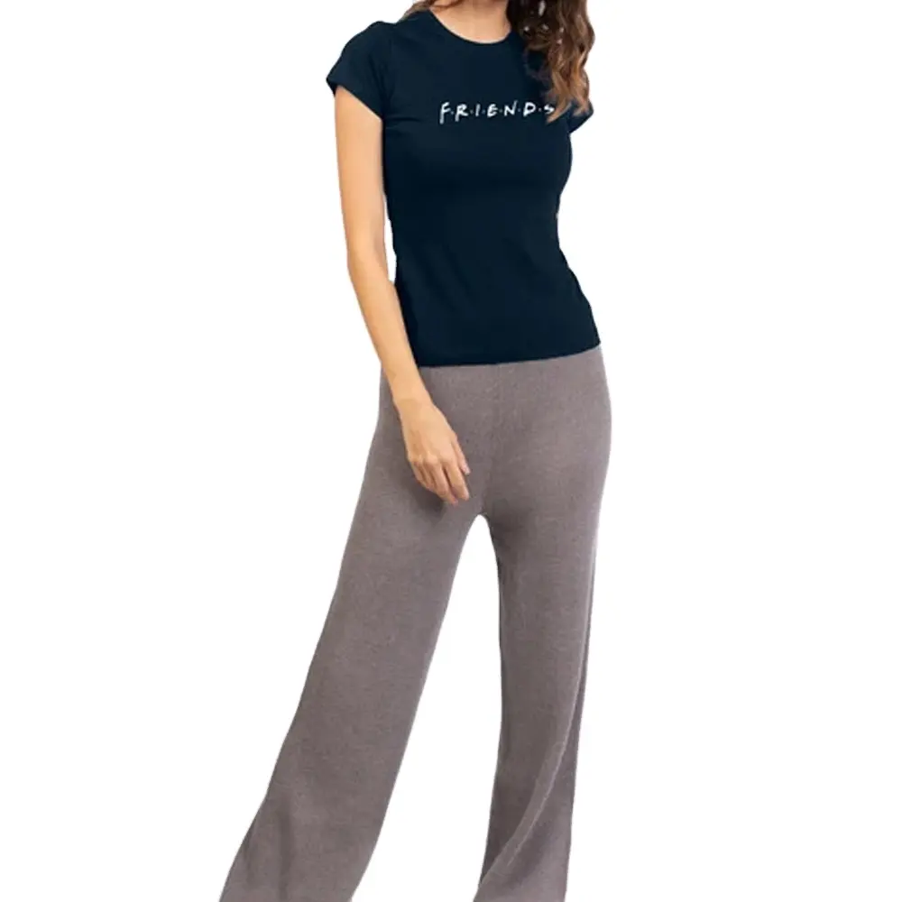 Women Casual Short Sleeve O-Neck Tee Shirt Custom Printing Logo T Shirt