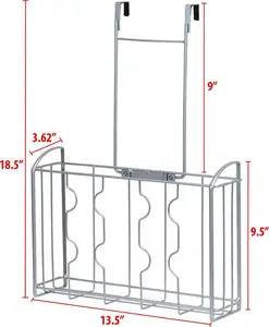 Over the cabinet door organizer holder/ home over the cabinet door organizer/