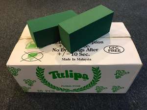 ขายส่งที่กําหนดเองคุณภาพสูงพร้อมสต็อกดอกไม้โฟมอิฐ/บล็อก-FLOTEX, TULIPA สําหรับดอกไม้ประดิษฐ์สดหรือผ้าไหม - Product Image 3