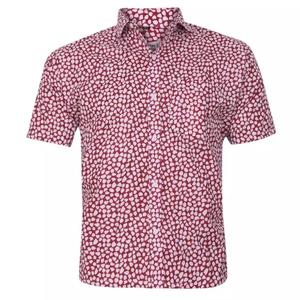 เสื้อเชิ๊ตผ้าฝ้าย100% ลายขวางของผู้ชายเสื้อเชิ๊ตผ้าป๊อปลินต่อต้านริ้วรอยใหม่ล่าสุดจากบังคลาเทศ - Product Image 1