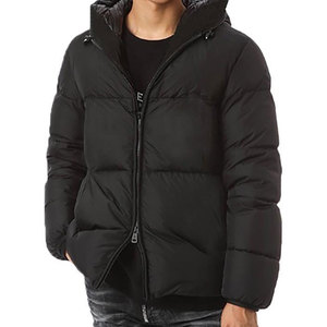 Nuevas chaquetas acolchadas personalizadas OEM para hombre, chaqueta de burbujas con capucha de piel para invierno, cálida, para hombre - Product Image 1