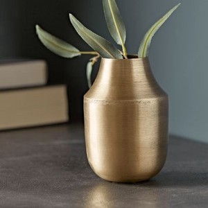 Jarrones de flores dorados y brillantes para decoración del hogar, jarrones de Metal con diseño de lujo moderno, para uso en bodas - Product Image 4