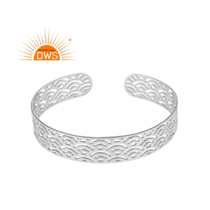 Pulsera de Plata de Ley 925 con Diseño de Filigrana, Superventas 2026, para Mujer, Fabricante de Joyería de Plata - Product Image 1