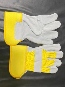 Gants de sécurité en cuir de vachette durable de haute qualité pour hommes résistants à la chaleur pour les travaux de soudage de Construction de gréeur canadien - Product Image 2