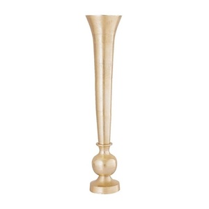 Florero de Metal de alta calidad hecho a mano, soporte de flores de lujo de pie para eventos, florero decorativo elegante de lujo al por mayor - Product Image 1