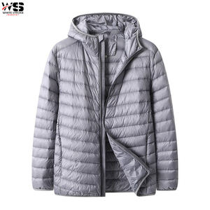 Veste bouffante de haute qualité pour hommes, manteau fin et léger à col montant, imperméable, respirant, long hiver, nouvelle collection 2022 - Product Image 5