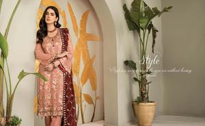 Ropa de gasa India pakistaní de alta calidad para mujeres Ethereal Salwar Kameez bodas fiestas adultos MARYAM Maryam's Premium - Product Image 2
