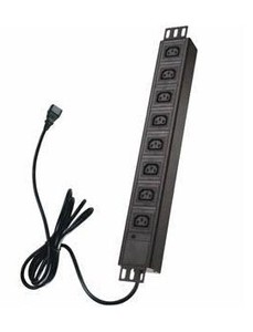 12 cách <span class=keywords><strong>PDU</strong></span> <span class=keywords><strong>IEC</strong></span> C13 ổ cắm ngang để C20 cắm mở rộng khối phân phối điện đơn vị - Product Image 6