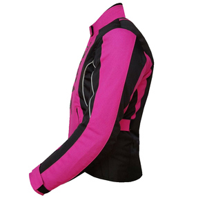 Veste de PROTECTION de moto pour femmes, rose, protecteurs CE, imperméable, pour motard, CORDURA, - Product Image 3