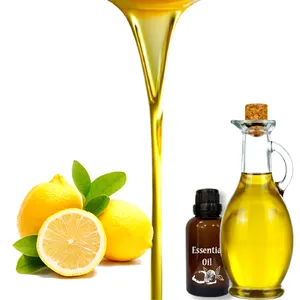 Huile de citron pour la fabrication de savon et les soins de beauté, prix d'usine de l'huile essentielle de citron pour l'exportation en vrac