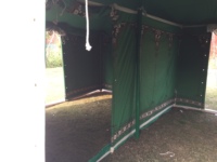 Tenda Keluarga Kanvas Katun Mewah Timur Tengah, Tenda Safari untuk Pasar Arab Saudi, Qatar, Kuwait, UEA, Tenda Kanvas Gurun Timur Tengah