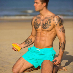 Men Casual Fashion <b>Shorts</b> Gyms Fitness Bodybuilding Workout <b>Short</b> Pants Male Summer Sky blue Thin Cool Beach <b>Sweatpants</b> Bottoms - Product Image 4