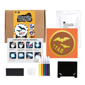 Kit de Adorno de Concreto DIY de Murciélago de Halloween - Set de Manualidades de Alas de Murciélago de Medianoche para Niños de 8 a 13 Años - Accesorios Góticos Hechos a Mano para Habitaciones - Product Image 4