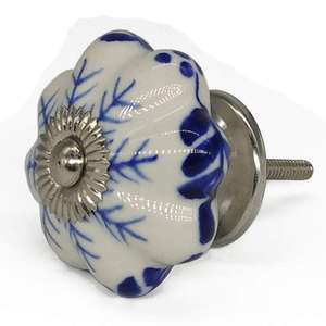 Perillas de cerámica pintadas a mano glamorosas para cocina y decoración del hogar para tocador y cajón con toque personalizado - Product Image 5