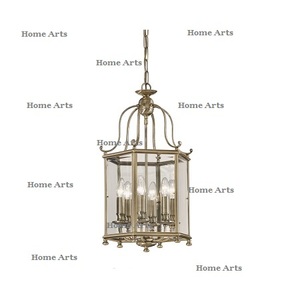 Farol de Metal de Diseño Elegante en Color Dorado, Forma y Tamaño Personalizados, Farol Colgante para Sala de Estar con Buena Calidad - Product Image 4